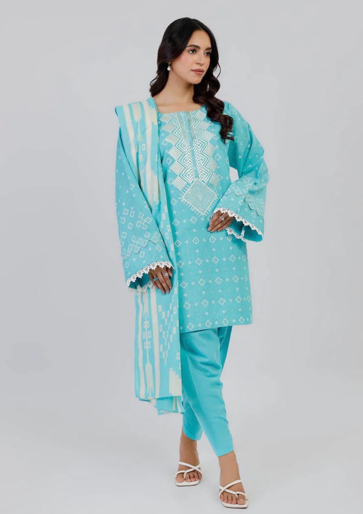 Winter Collection - Al Karam - Unstitched 24 - FW-7.1-24-L BLUE