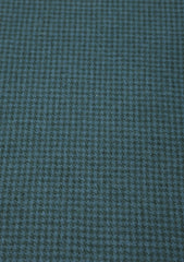 Tweed Rahat Small Check Wool Fabric - Green
