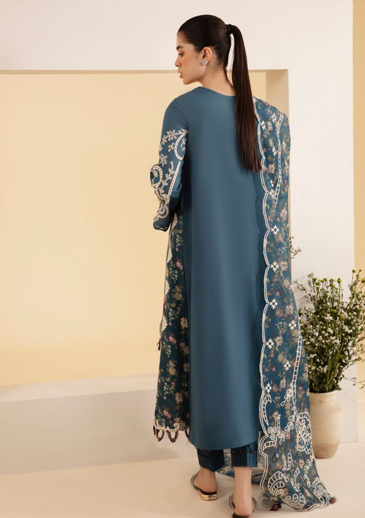 Lawn Collection - Qalamkar - Qlinekari 24 - SQ#05 - ELA