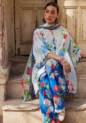 Lawn - Zaha - Festive 26 - ZF#02 - BLUE POPPY