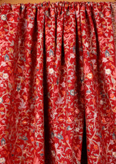 Pashmina Embroidered Jaaldar Shawl D#01 - Red