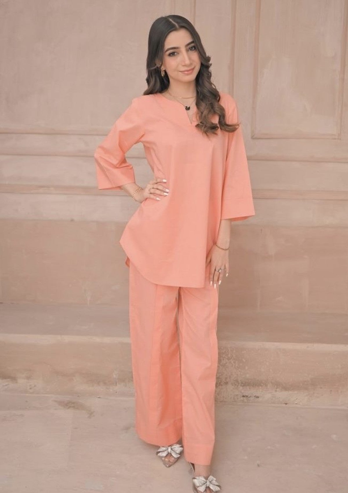 Pret Collection - Zauk - Two Piece - ZP24#24 - Peach