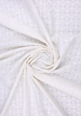 Elite Men China Boski Embroidered 6 Pound Grey Selvage - Off White