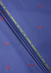 Elite Men Esposito Solitaire Superfine Cashmere Wool Fabric - R Blue