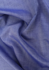 Elite Men Italy Albini Cotton Fabric - B Blue