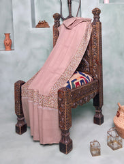 Pashmina Kashmiri Border Shawl D#169 - Skin