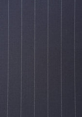 Cavani Four Season Wool Selvage Broad Stripe - Navy