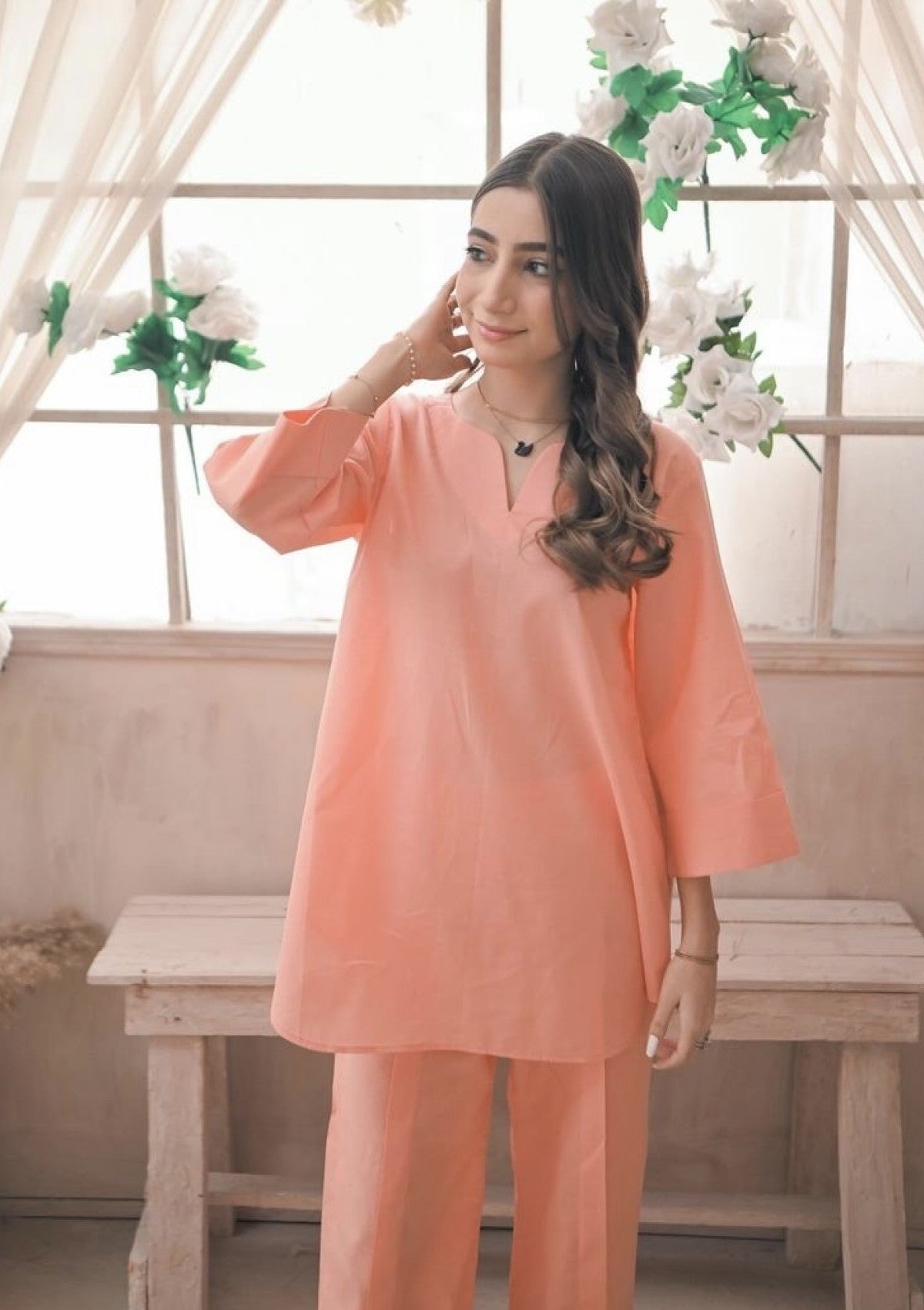 Pret Collection - Zauk - Two Piece - ZP24#24 - Peach