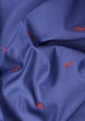 Elite Men Esposito Solitaire Superfine Cashmere Wool Fabric - R Blue
