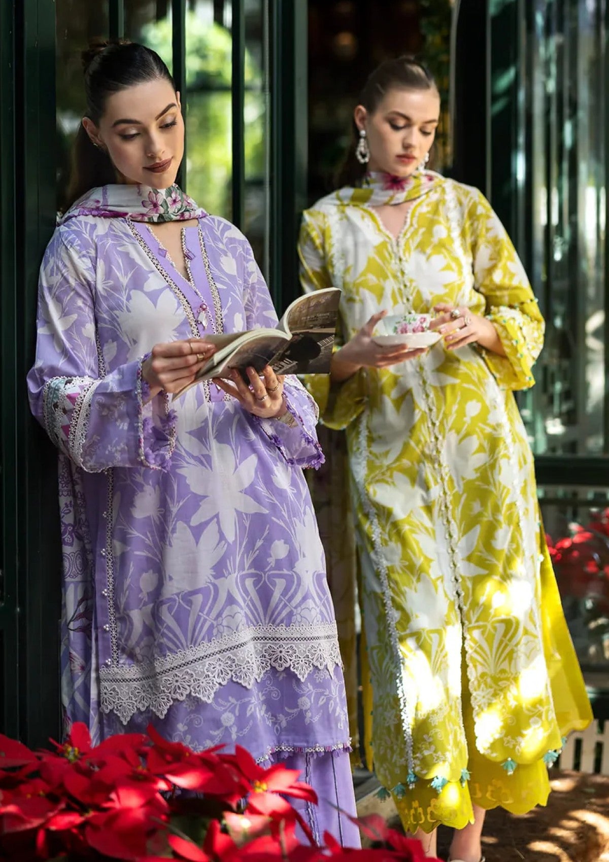 Lawn - Elaf Premium - Prints 25 - EPE-08A - LAVENDER AURA