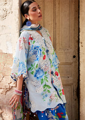 Lawn - Zaha - Festive 26 - ZF#02 - BLUE POPPY