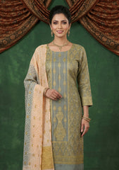 Formals - Riwaj - Fancy Chiffon Jamawar - 2 Pcs Suit - CND#13 - G Peach