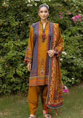 Winter - Gul Ahmed - Unstitched  Khaddar 25 - K-52036