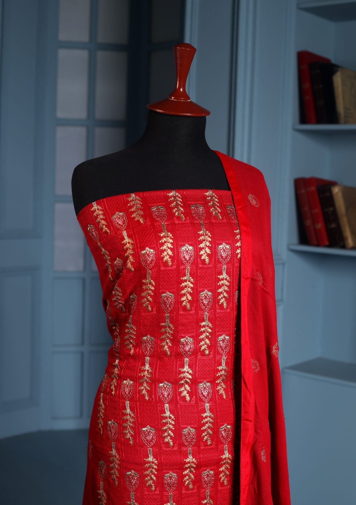 Winter Collection - Riwaj - Pashmina Embroidered Suit - Volume II - D#01 (F)