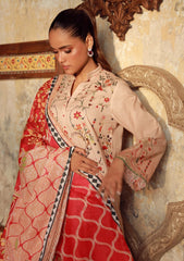 Winter - Sahar - Elara - Fall Printed - 3 Pcs - AW1-25-08 - Serene Coral