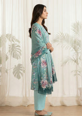 Lawn - Rubaaiyat - Digital Printed 26 - 2 By 2 - D#29 - A Green