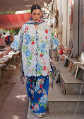 Lawn - Zaha - Festive 26 - ZF#02 - BLUE POPPY