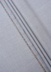 Loro Piana Lightest Super 150's Wool & Silk Fabric - Grey