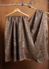 Pashmina Zari Jamawar Shawl D#20 - Skin