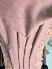 Pashmina Kashmiri Border Shawl D#169 - Skin
