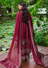 Winter - Marjjan - Bella 25 - Embroidered Karandi - MWK#39 A - MEHROON