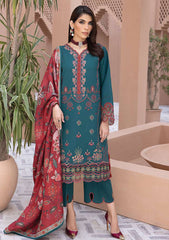 Winter Collection - Rang Rasiya - Carnation - Winter Shawl Karandi - D#05