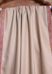 Pashmina Kashmiri Border Scarf D#30 - Skin