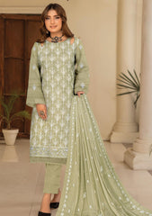 Lawn - Humdum - Premium Embroidered 25 - Pista