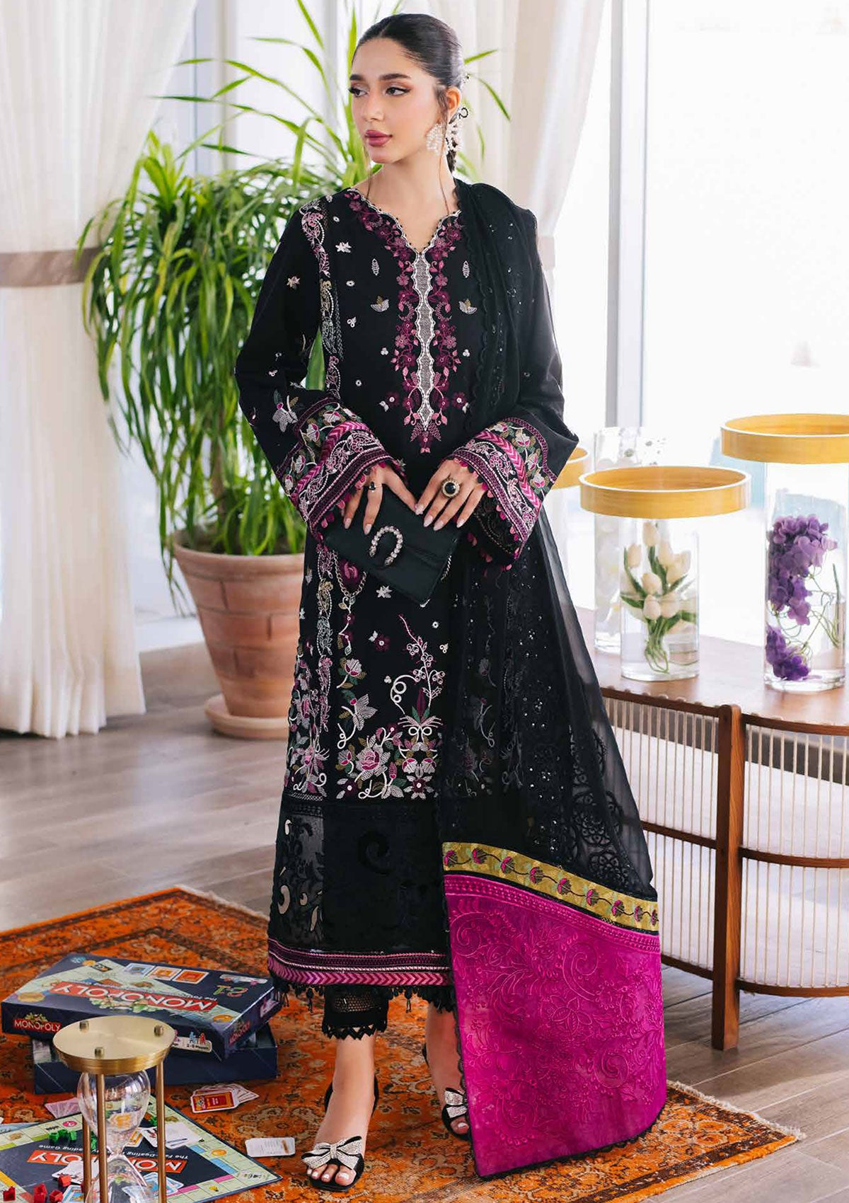 Lawn Collection - Nureh - Eid Escape - NE24#88 - Botanica