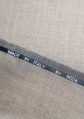 Reda Sharkskin Super 110's Wool Fabric - G Brown