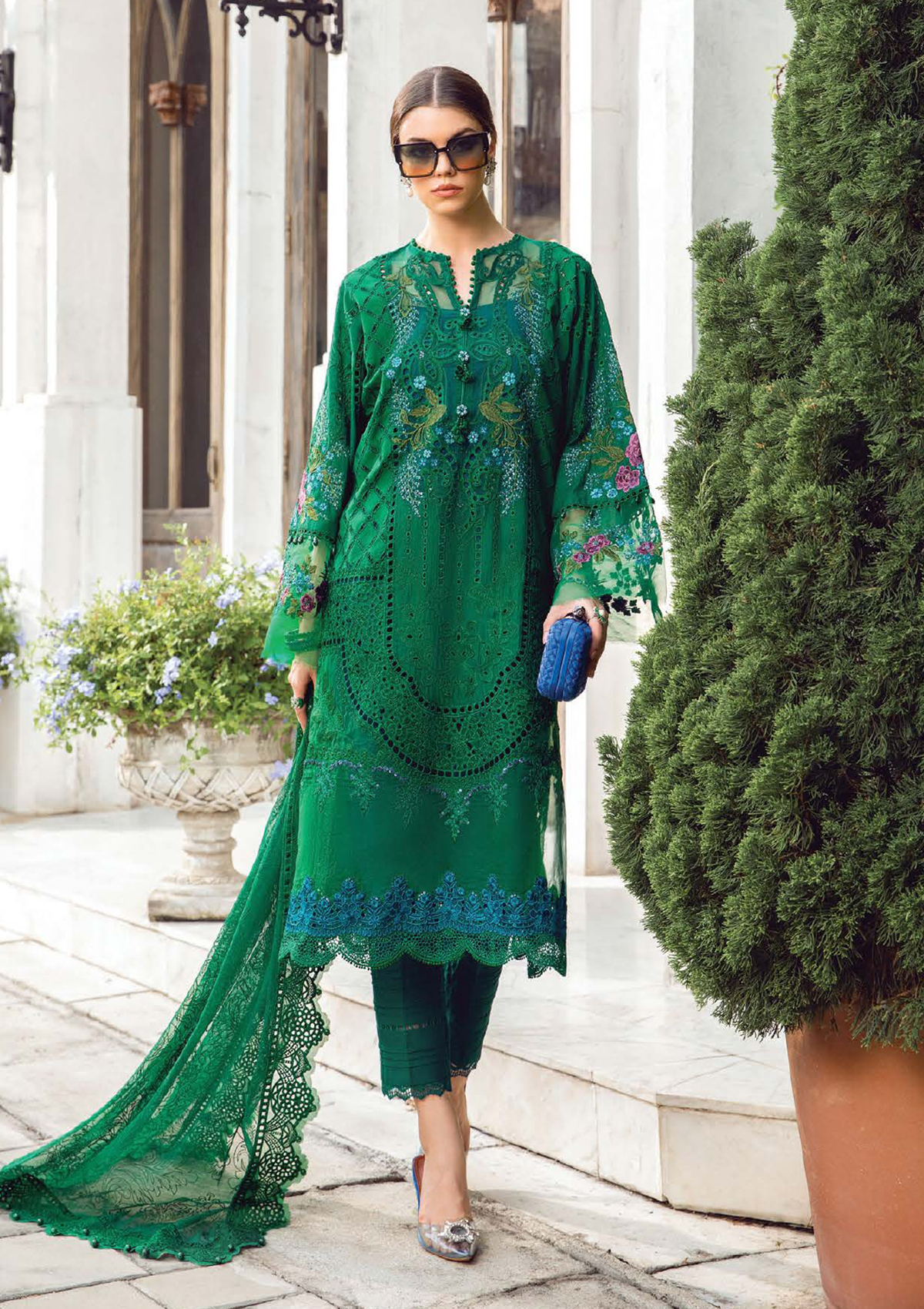 Lawn Collection - Maria B - Eid Collection 24 - MBEC#02