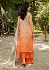 Lawn - Asifa & Nabeel - Meraki - Summer 26 - MSSL#02 - Peach Sorbet