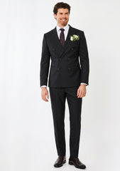Scabal Super 150's Superior Wool 240 Gr Suiting - Black