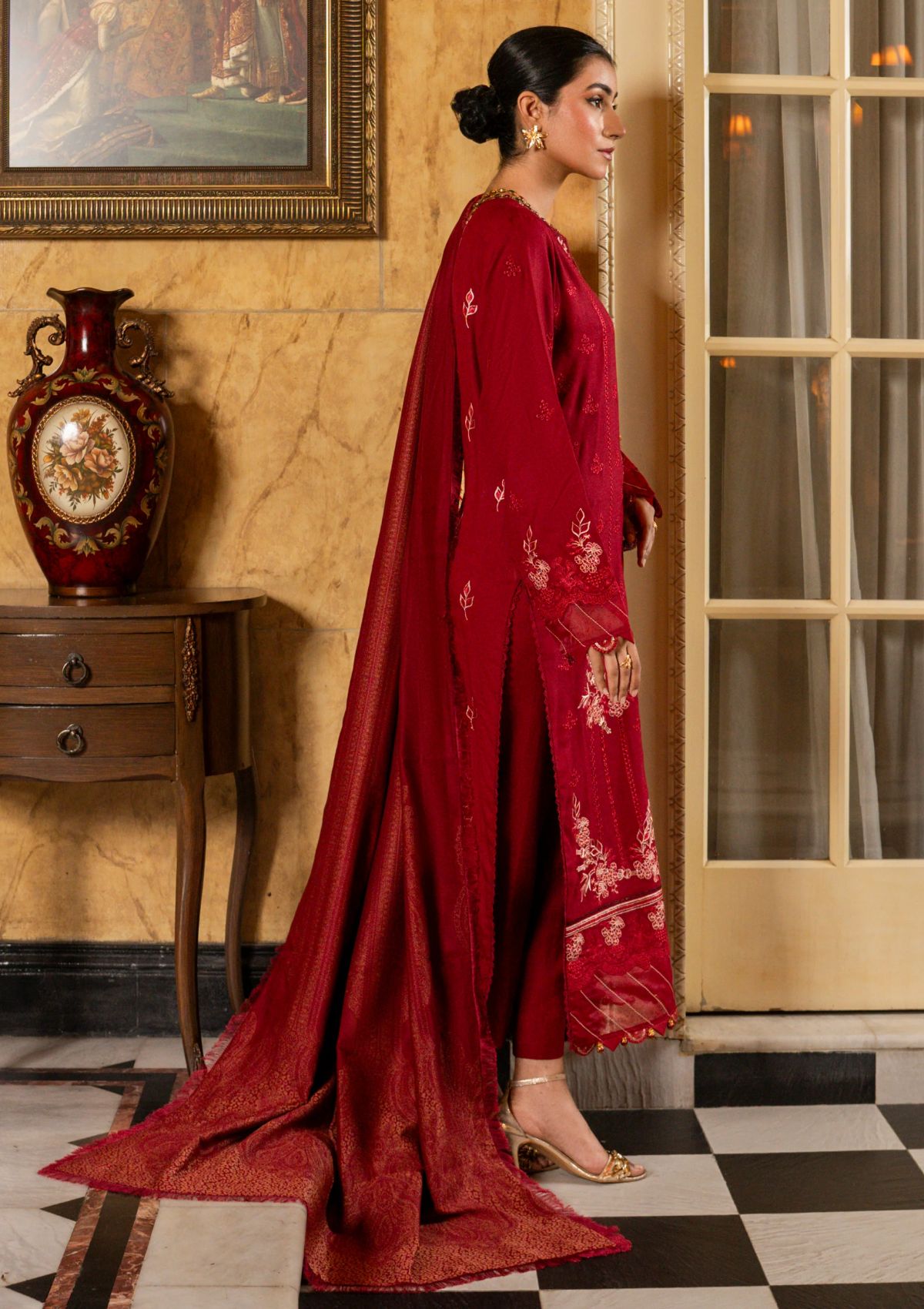 Winter Collection - Firdous - Embroidered Exclusive - FE24#02 - Gulnaar