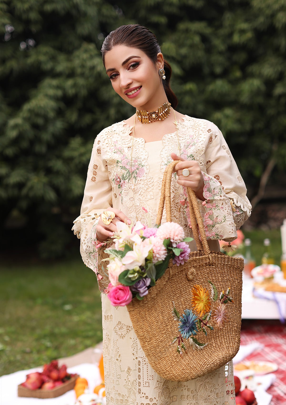 Lawn Collection - Kahf - Festive - KFL24#07 - Shireen