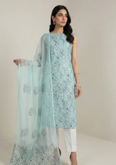 Formals - Riwaj - Fancy 26 - Chikankari & Mukesh - 2 Pcs - D#01 - S Green