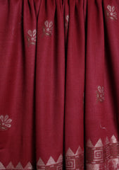 Pashmina Zari Jamawar Shawl D#229 - Maroon