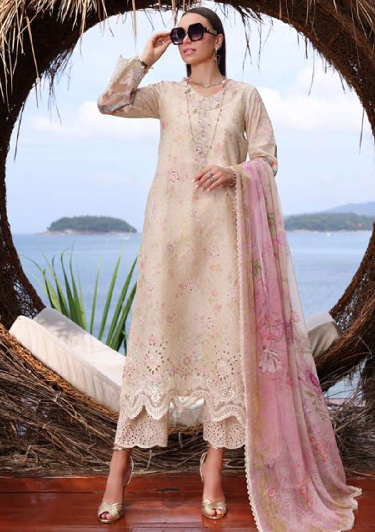 Lawn Collection - Noor - Saadia Asad - Luxe Printkari - NSL24#5-B