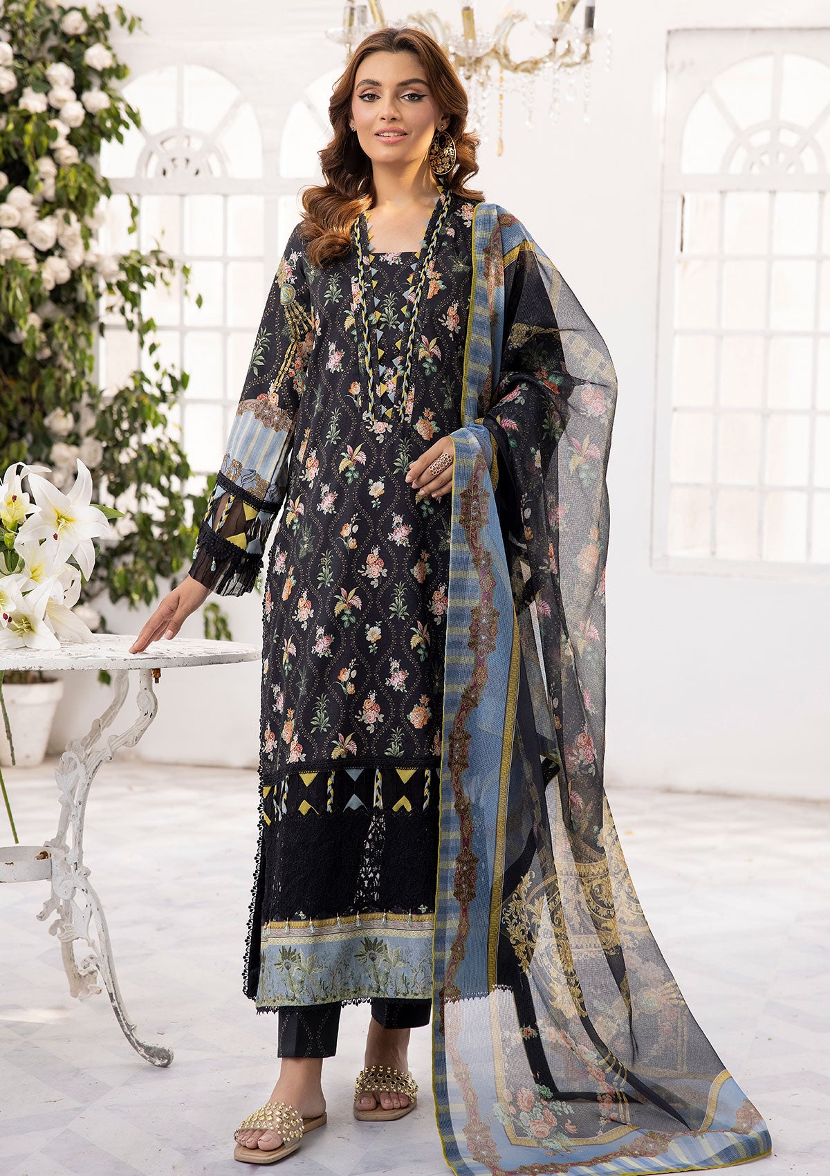 Lawn Collection - Tessa - Khunak - NIGHT GARDEN