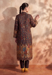 Pret - Riwaj - Silk Kani Zari Jamawar Shirt - Plum