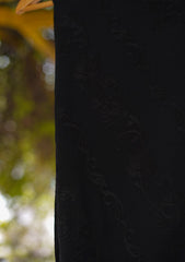 Swiss Lawn Ari Work Shawl D - 18 - Black