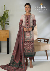 Lawn Collection - Asim Jofa - Basic - Print - 3 Pcs - AJBP#33