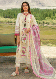 Lawn Collection - Maryam Hussain - Luxury - D#6 - Moon Light