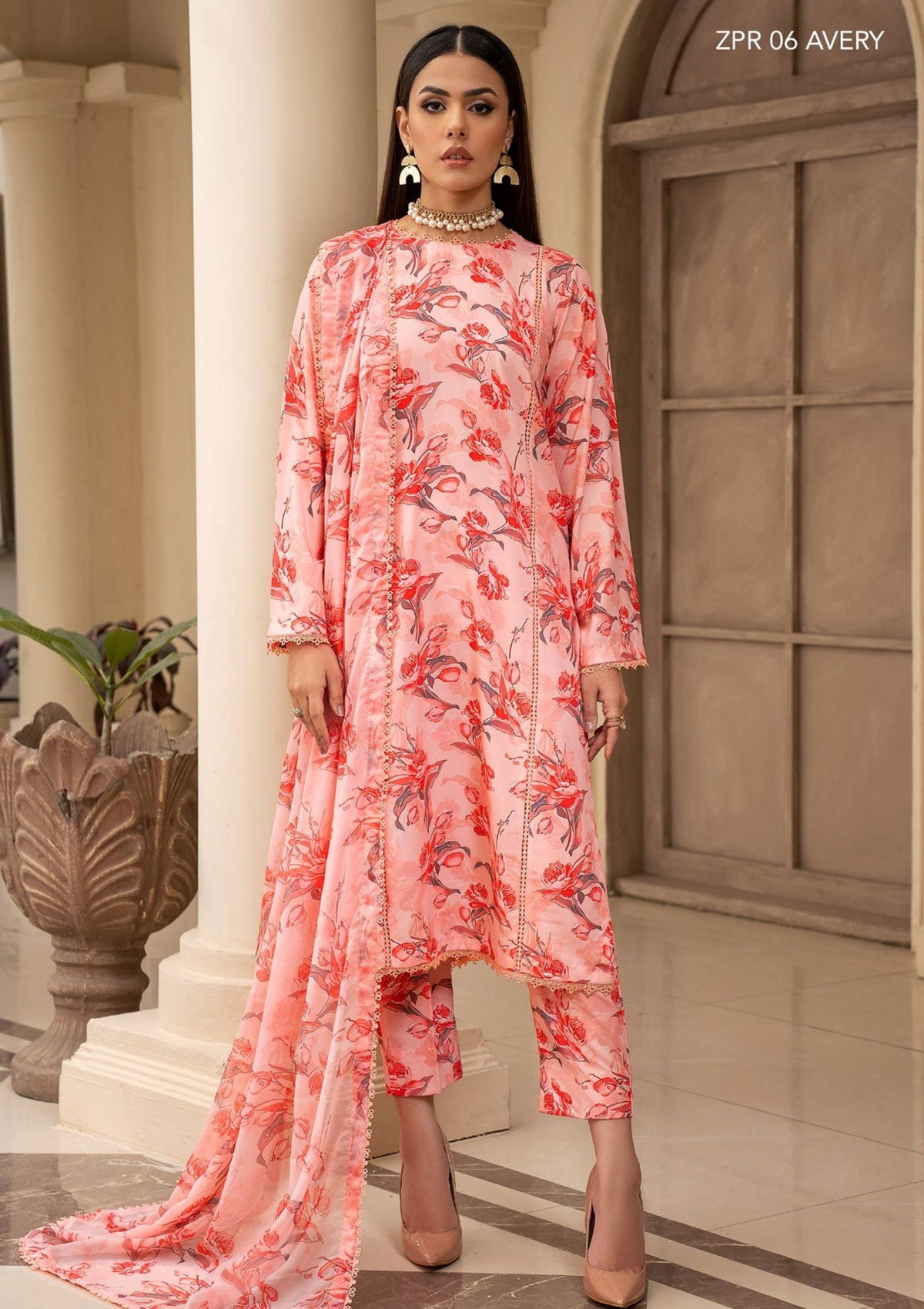 Winter Collection - Zarif - Prints - Georgette Silk - ZPR#6 - Avery