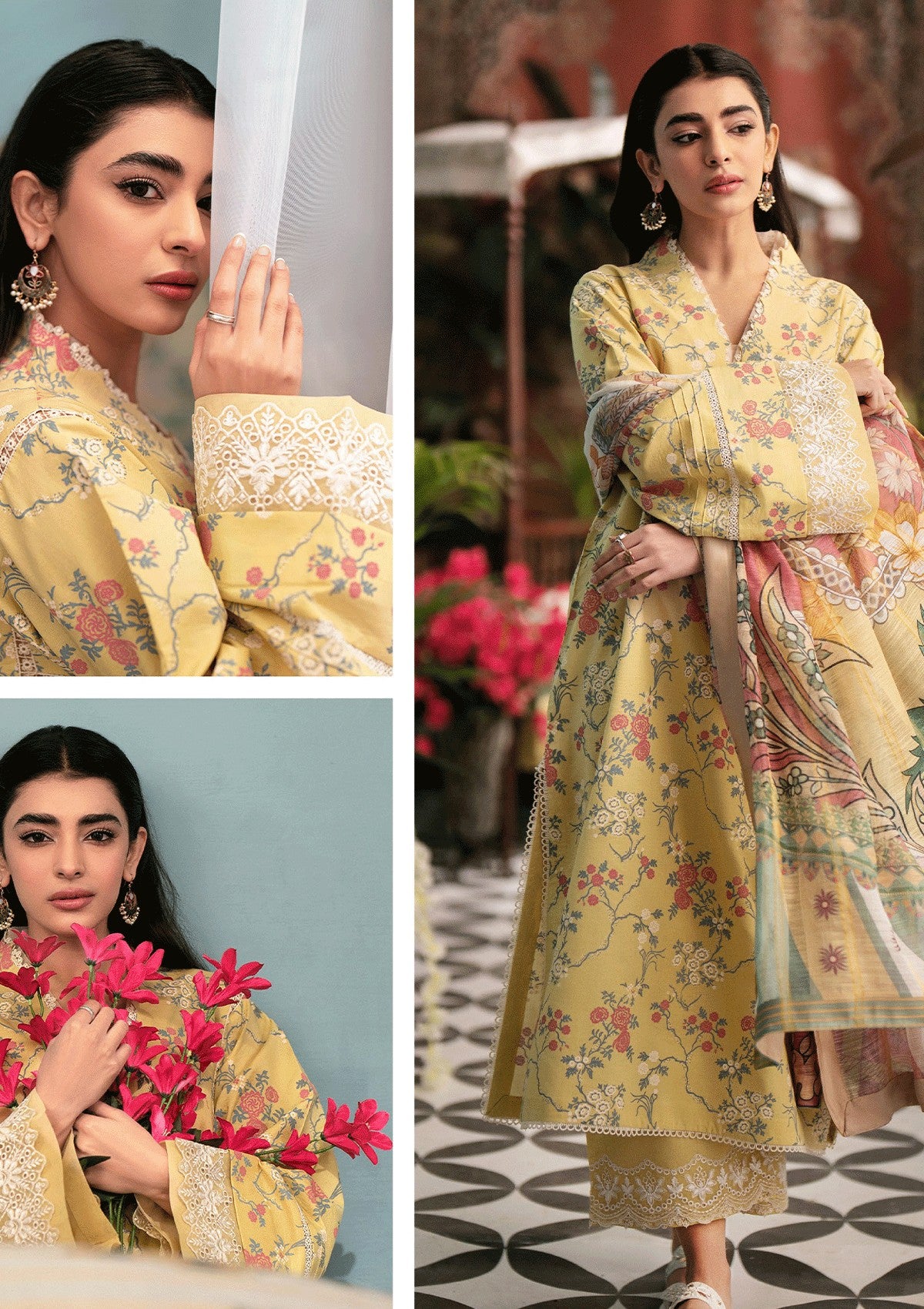 Lawn Collection - Seran - Afsanah - Unstitched - D#04 - Nehan