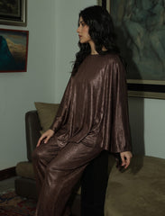 Pret - Moven - Moonlight Draped Co-ord Set - Brown