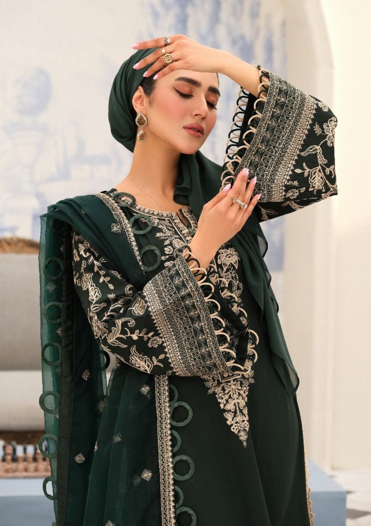 Lawn Collection - Eshaal Mishkaat - Zaib un Nisa - D#3A - Aura