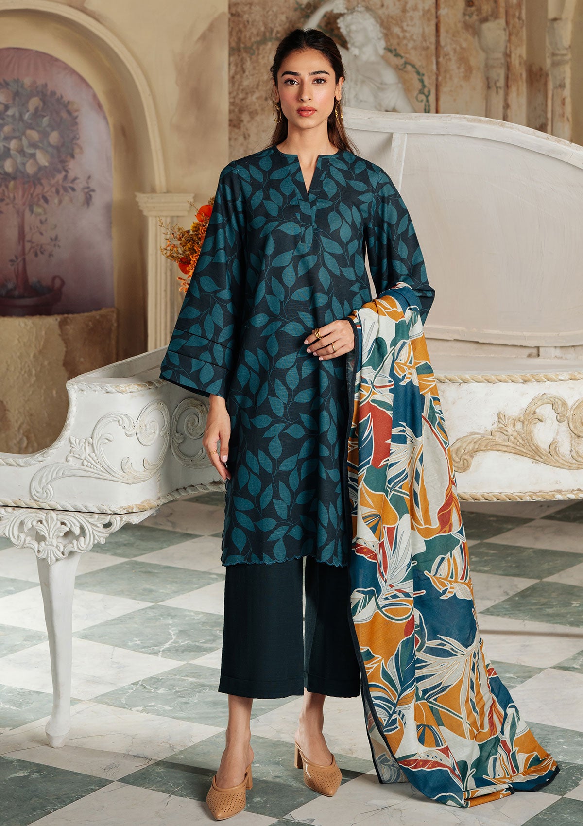 Winter Collection - Sahar - Printed Khaddar - D#07