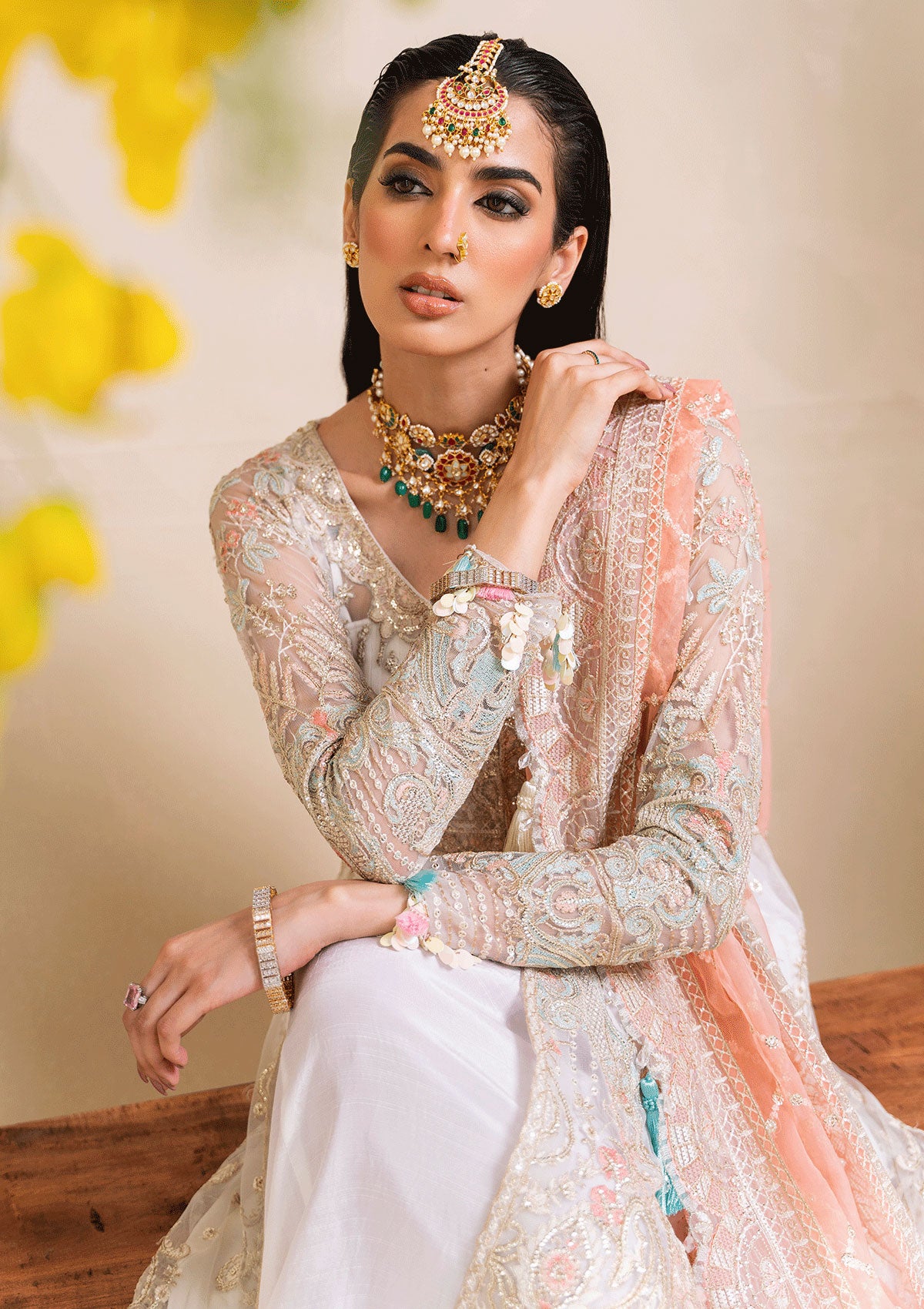 Wedding Collection - Muneefa Naz - Raha - Ivory - D#01
