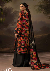 Winter - Riaz Arts - Neelum - Self Jacquard Leather Peach - NL25#03